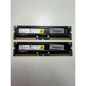 Lot of‎ 2 NEC MC-4R64CPE6C-846 Server Memory Modules – Vintage – Untested